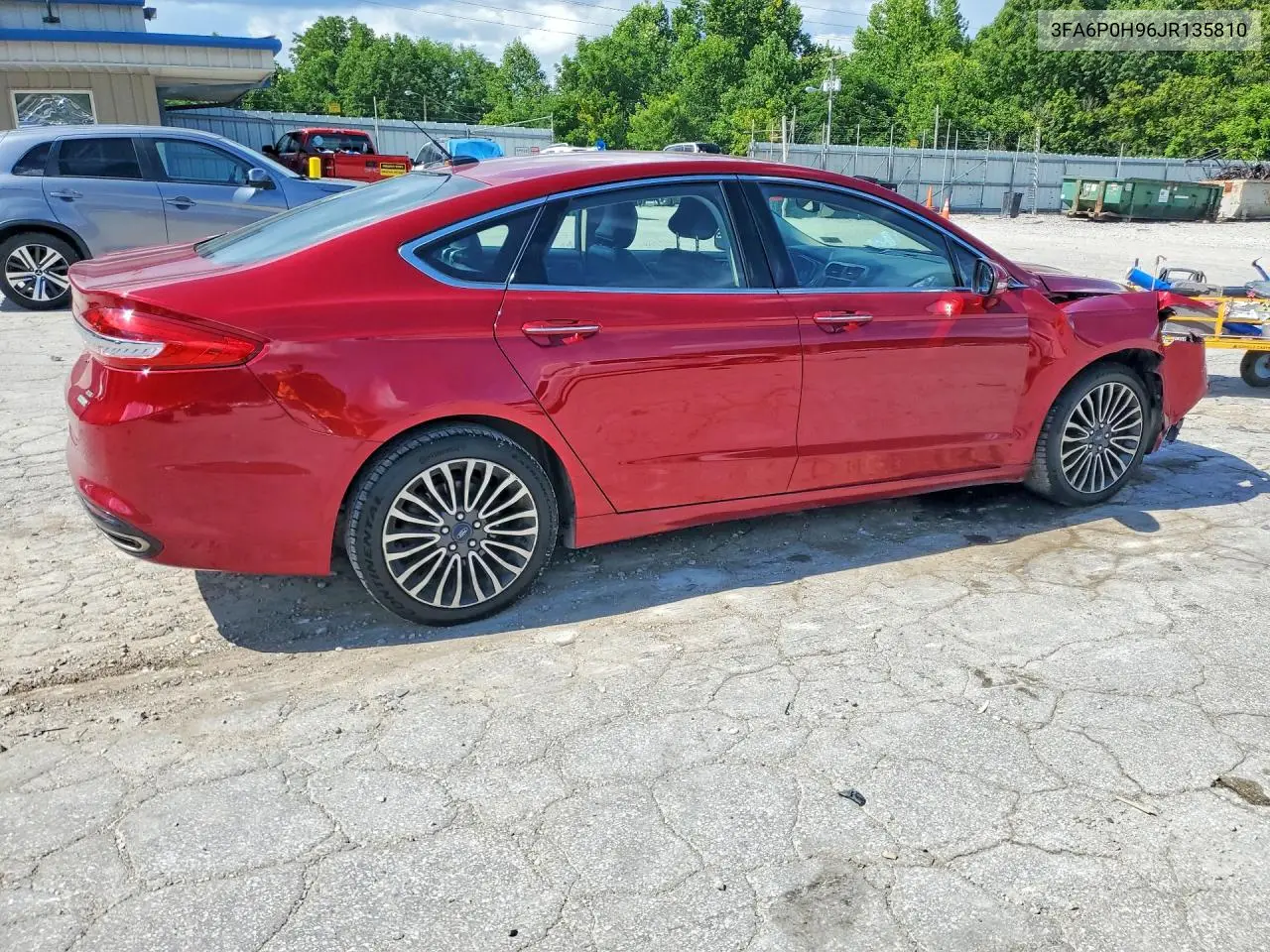 2018 Ford Fusion Se VIN: 3FA6P0H96JR135810 Lot: 60550906