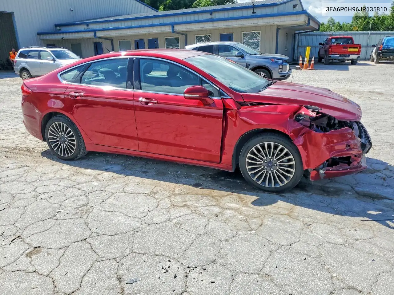 2018 Ford Fusion Se VIN: 3FA6P0H96JR135810 Lot: 60550906