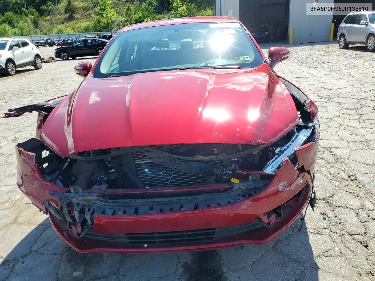 2018 Ford Fusion Se VIN: 3FA6P0H96JR135810 Lot: 60550906