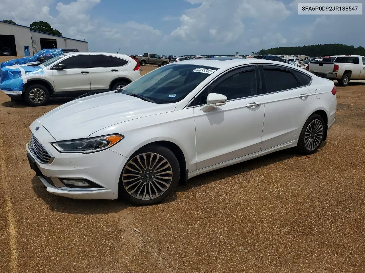 2018 Ford Fusion Titanium/Platinum VIN: 3FA6P0D92JR138547 Lot: 60891706