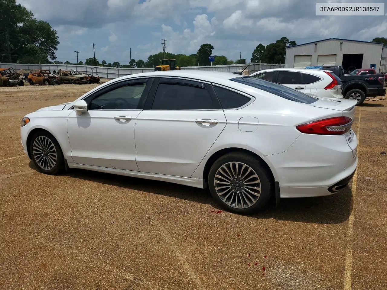2018 Ford Fusion Titanium/Platinum VIN: 3FA6P0D92JR138547 Lot: 60891706