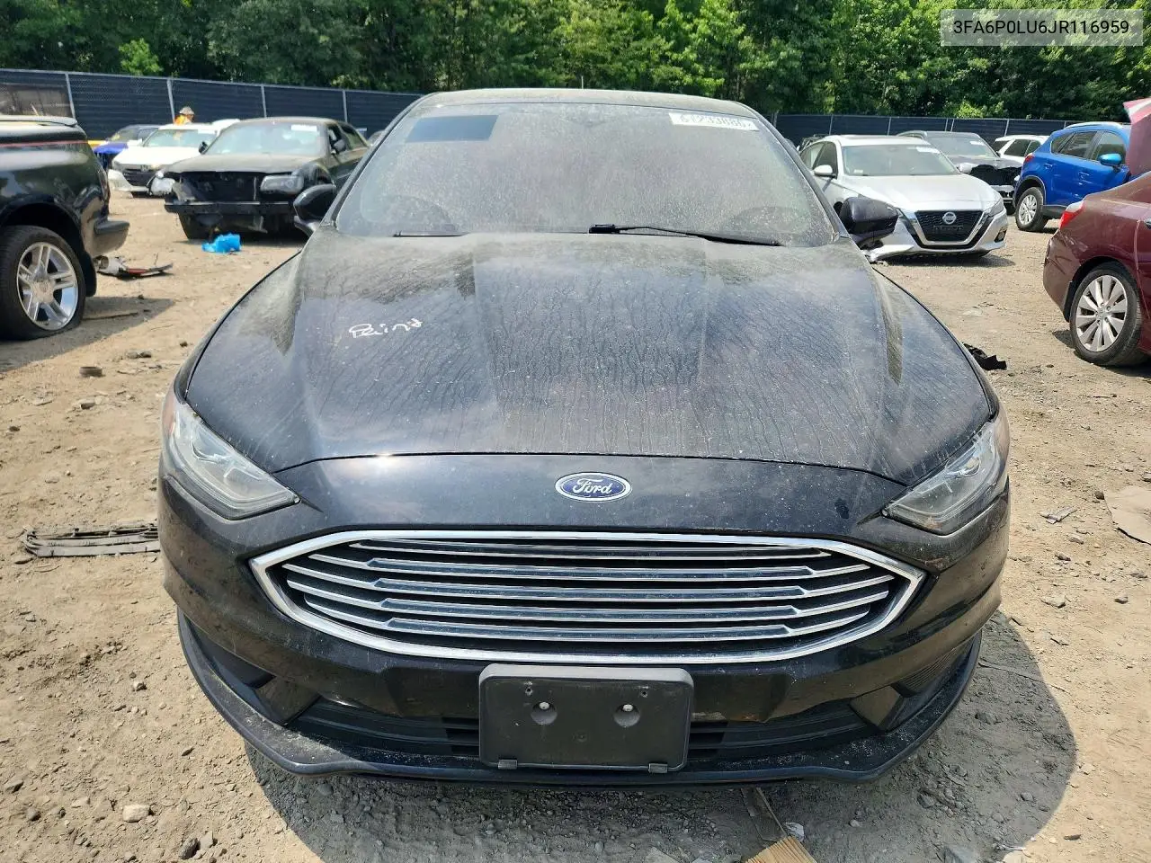 2018 Ford Fusion Se Hybrid VIN: 3FA6P0LU6JR116959 Lot: 61233886