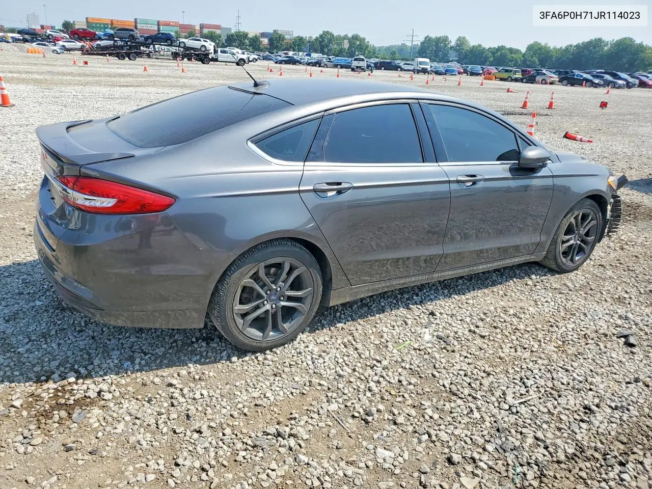 2018 Ford Fusion Se VIN: 3FA6P0H71JR114023 Lot: 61307706