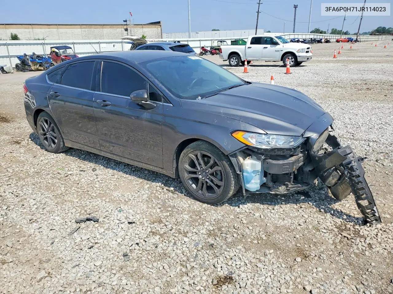 2018 Ford Fusion Se VIN: 3FA6P0H71JR114023 Lot: 61307706