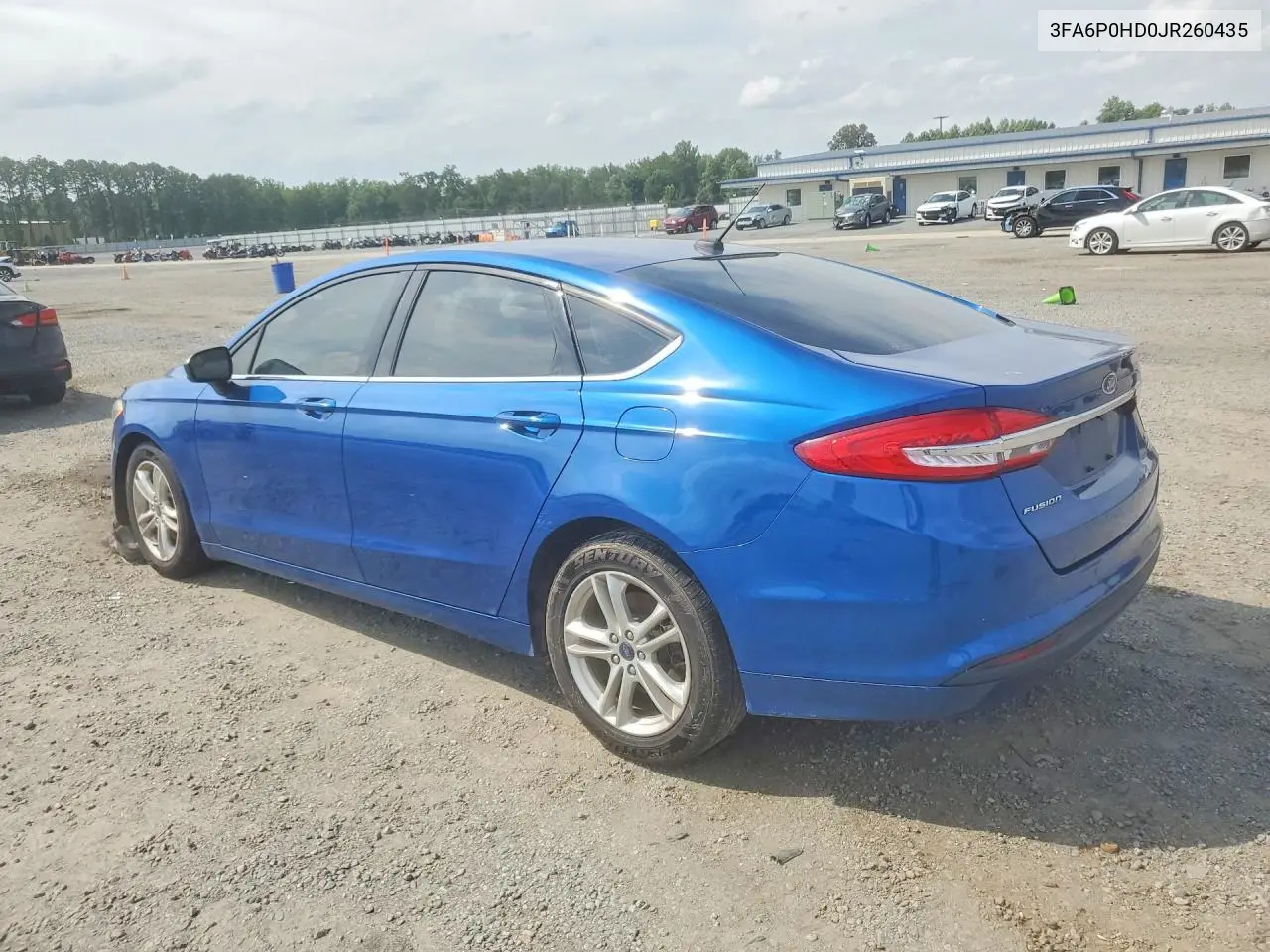 2018 Ford Fusion Se VIN: 3FA6P0HD0JR260435 Lot: 61535206