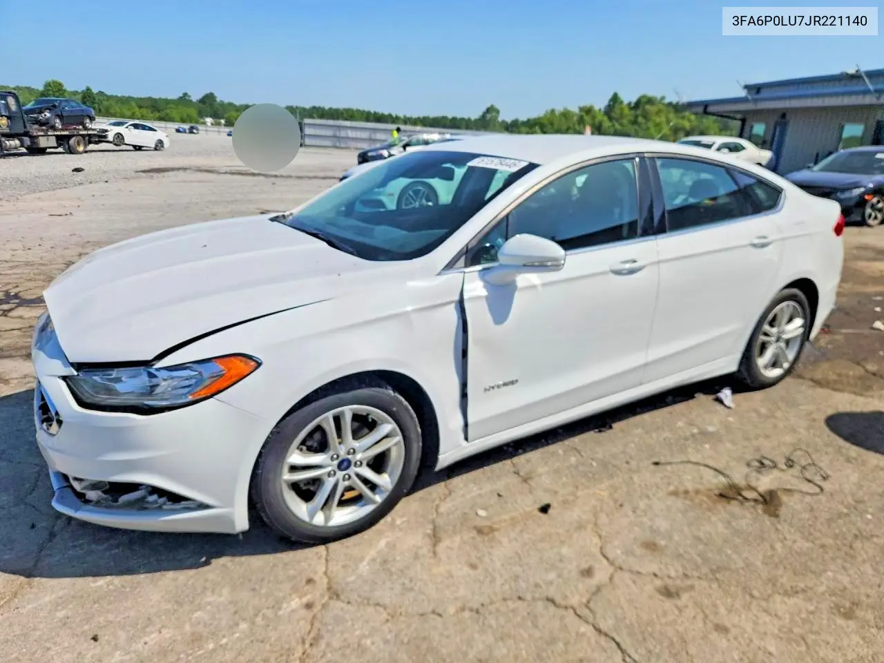 2018 Ford Fusion Se Hybrid VIN: 3FA6P0LU7JR221140 Lot: 61578446