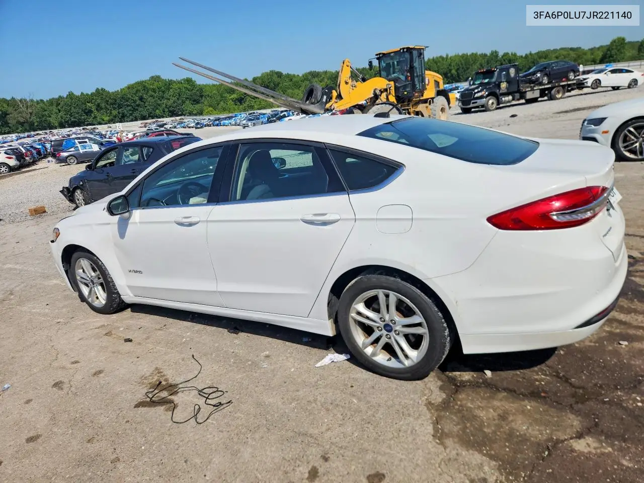2018 Ford Fusion Se Hybrid VIN: 3FA6P0LU7JR221140 Lot: 61578446