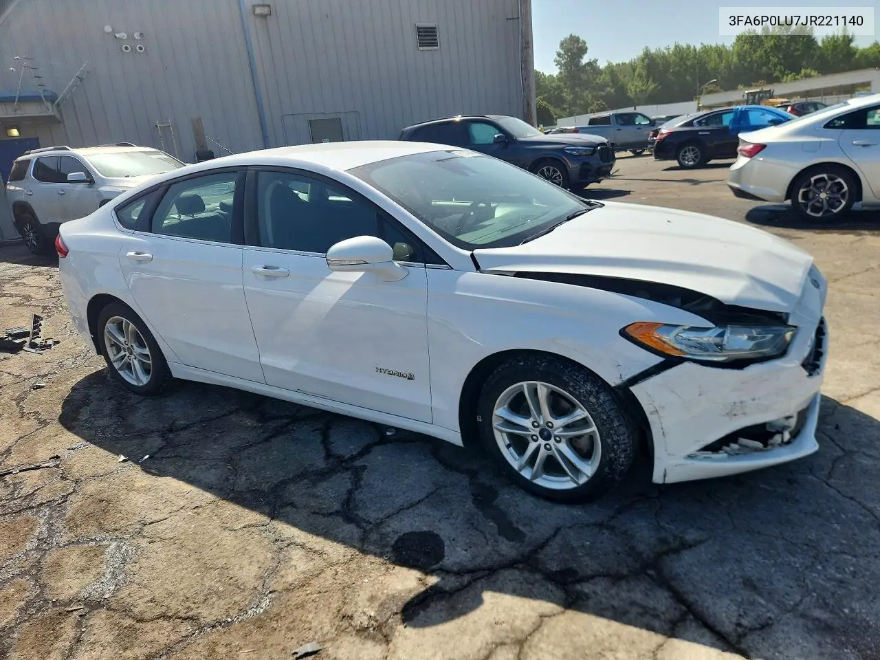2018 Ford Fusion Se Hybrid VIN: 3FA6P0LU7JR221140 Lot: 61578446