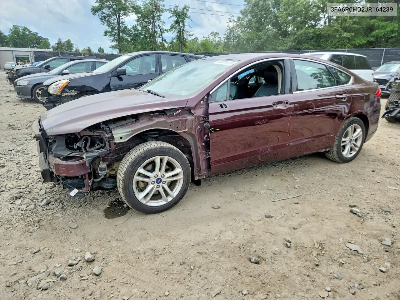 3FA6P0HD2JR164239 2018 Ford Fusion Se