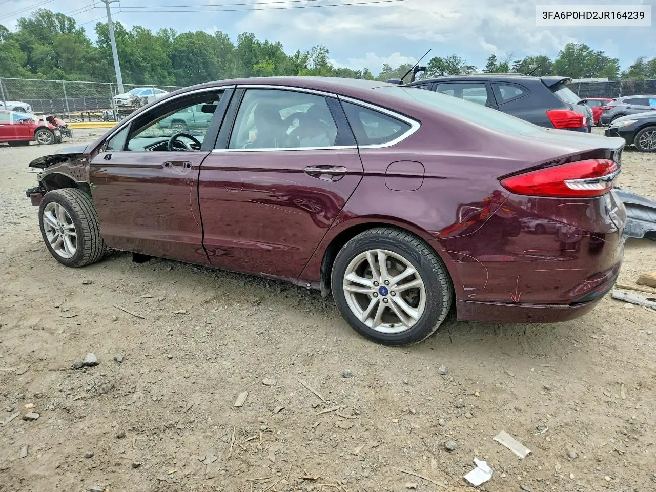 3FA6P0HD2JR164239 2018 Ford Fusion Se