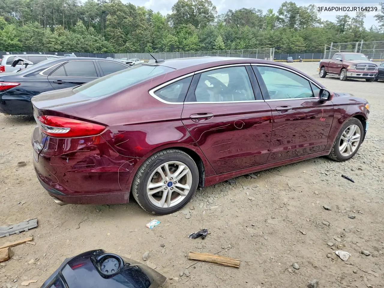3FA6P0HD2JR164239 2018 Ford Fusion Se
