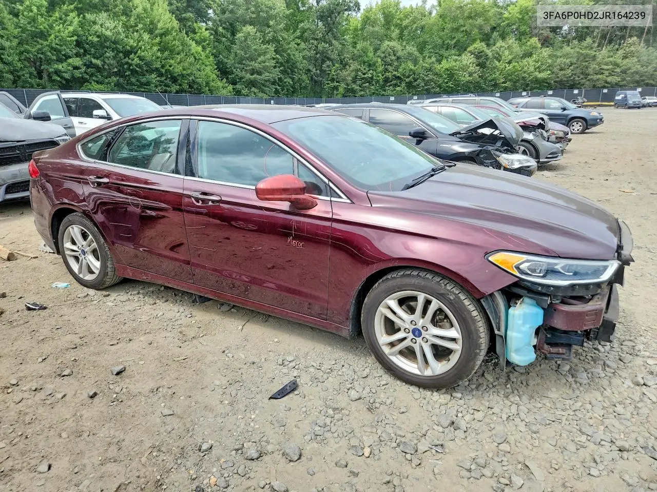 3FA6P0HD2JR164239 2018 Ford Fusion Se