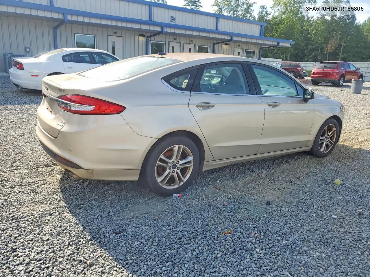 2018 Ford Fusion Se VIN: 3FA6P0HD6JR185806 Lot: 61846696