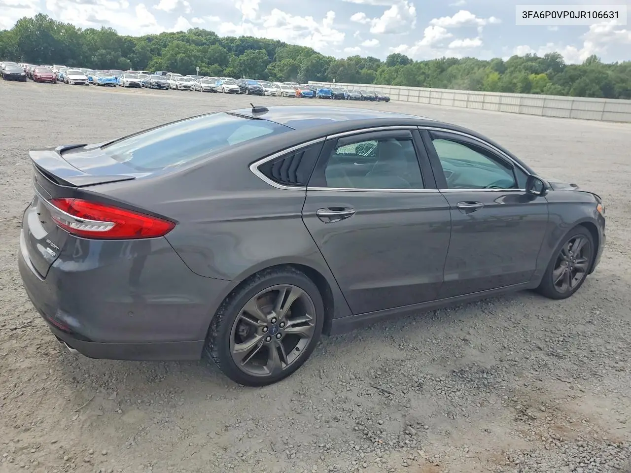 2018 Ford Fusion Sport VIN: 3FA6P0VP0JR106631 Lot: 61848916