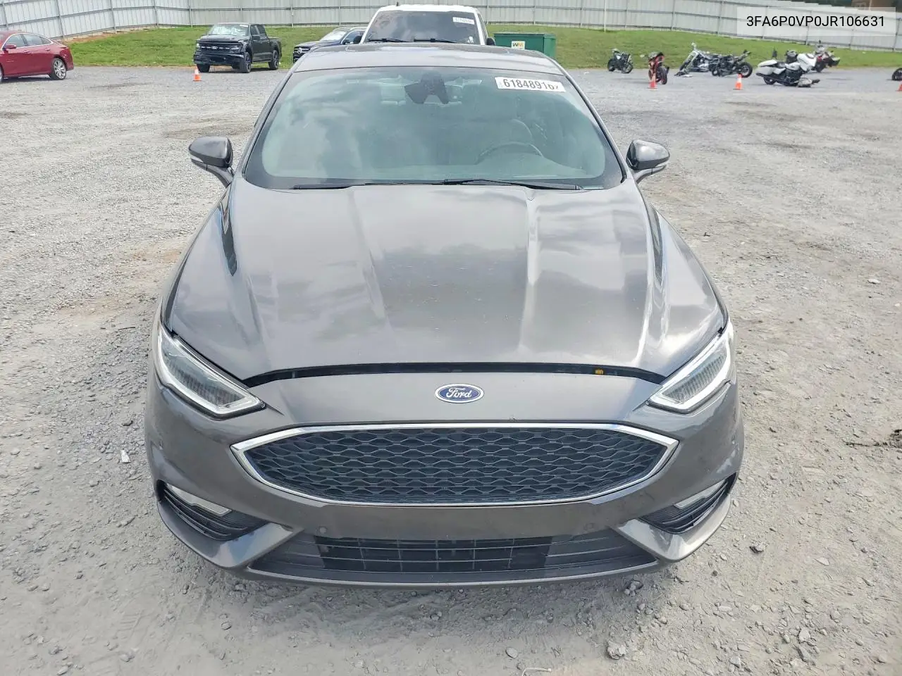 2018 Ford Fusion Sport VIN: 3FA6P0VP0JR106631 Lot: 61848916