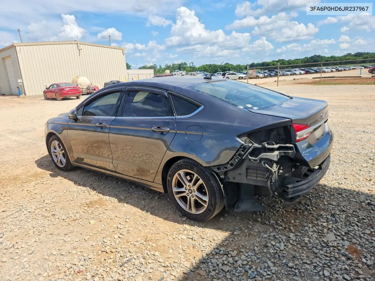 2018 Ford Fusion Se VIN: 3FA6P0HD6JR237967 Lot: 61853306