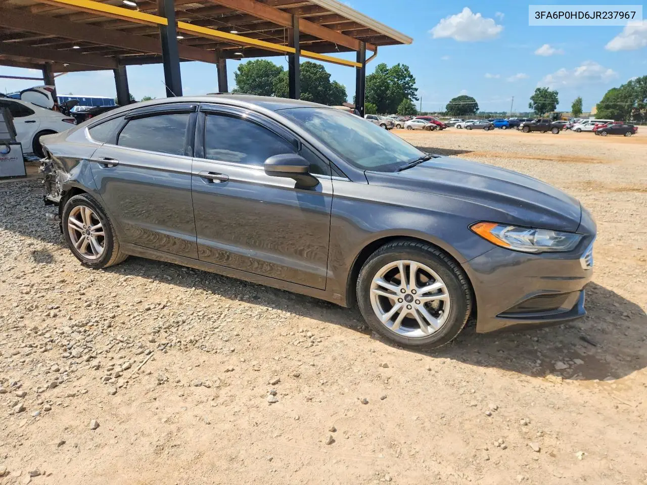 2018 Ford Fusion Se VIN: 3FA6P0HD6JR237967 Lot: 61853306