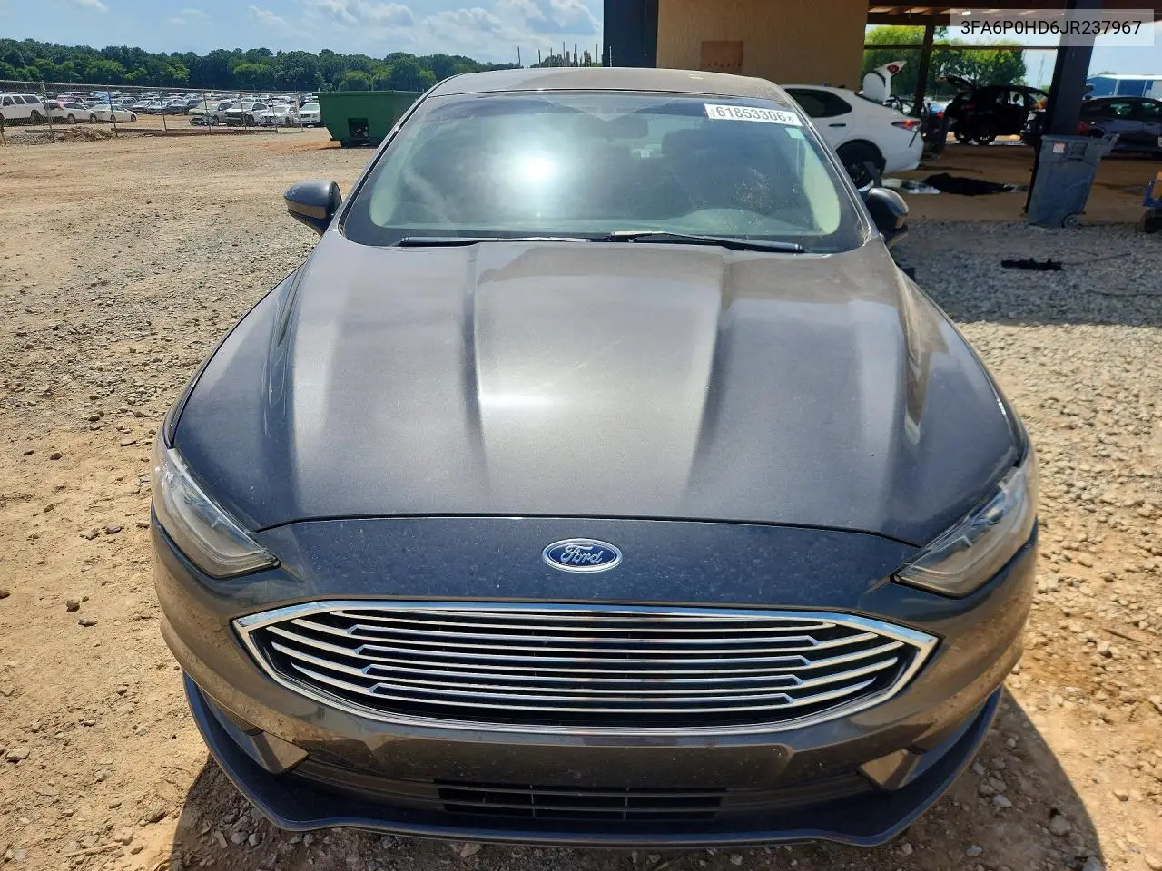 2018 Ford Fusion Se VIN: 3FA6P0HD6JR237967 Lot: 61853306