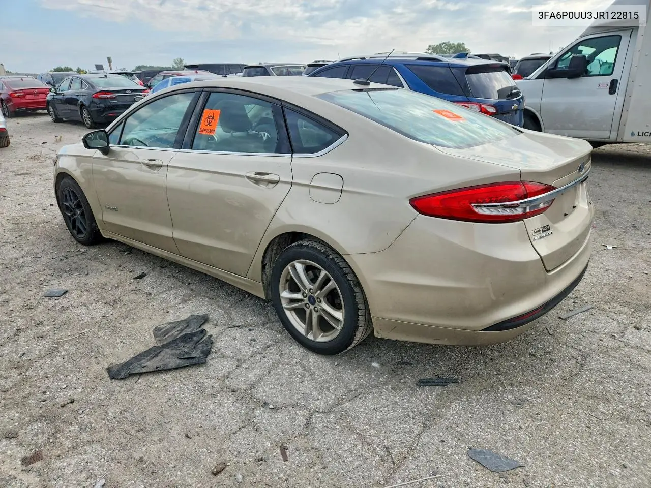 2018 Ford Fusion S Hybrid VIN: 3FA6P0UU3JR122815 Lot: 61926336