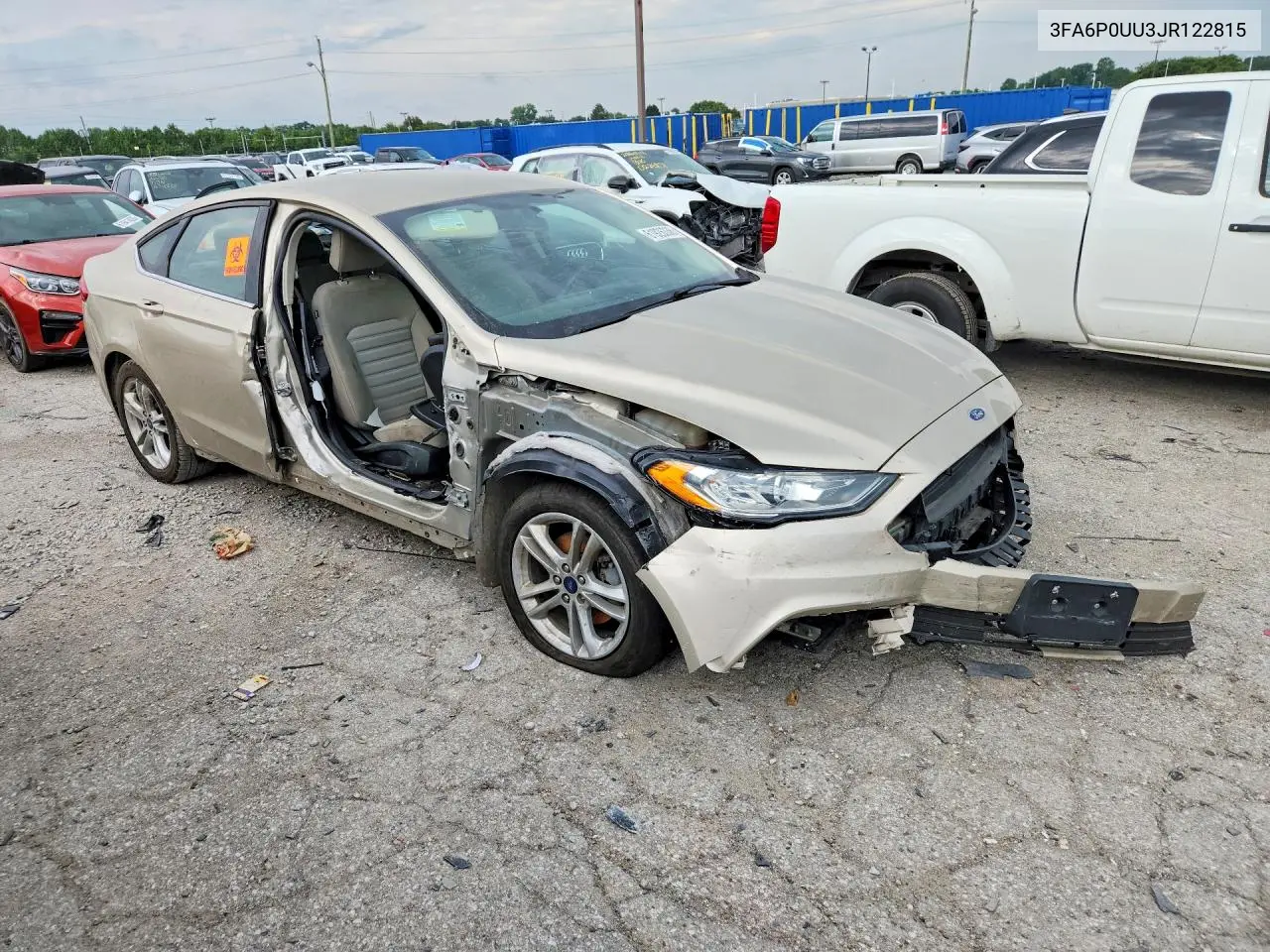 2018 Ford Fusion S Hybrid VIN: 3FA6P0UU3JR122815 Lot: 61926336