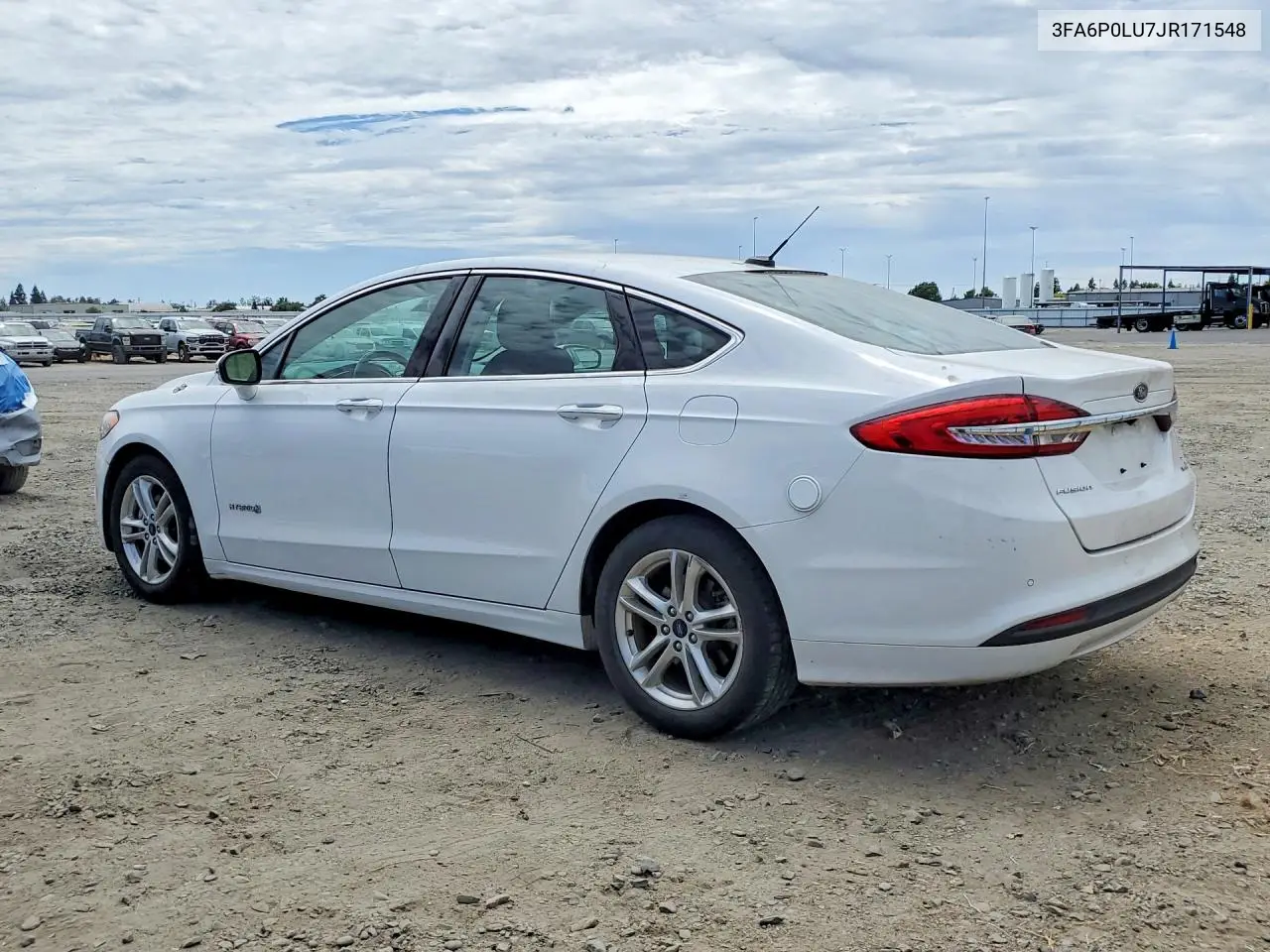 2018 Ford Fusion Se Hybrid VIN: 3FA6P0LU7JR171548 Lot: 61964946