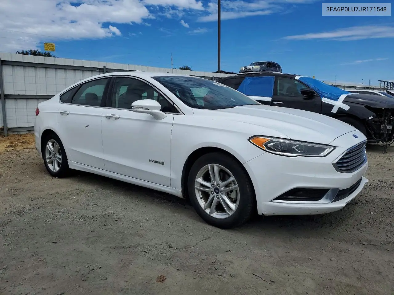 2018 Ford Fusion Se Hybrid VIN: 3FA6P0LU7JR171548 Lot: 61964946