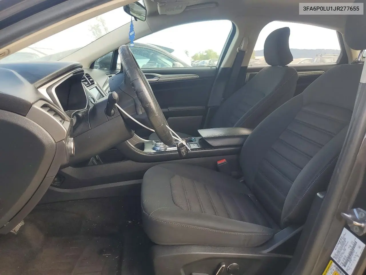 2018 Ford Fusion Se Hybrid VIN: 3FA6P0LU1JR277655 Lot: 62070646