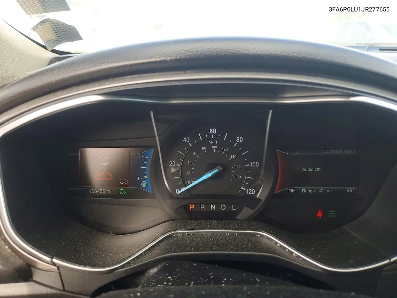 2018 Ford Fusion Se Hybrid VIN: 3FA6P0LU1JR277655 Lot: 62070646