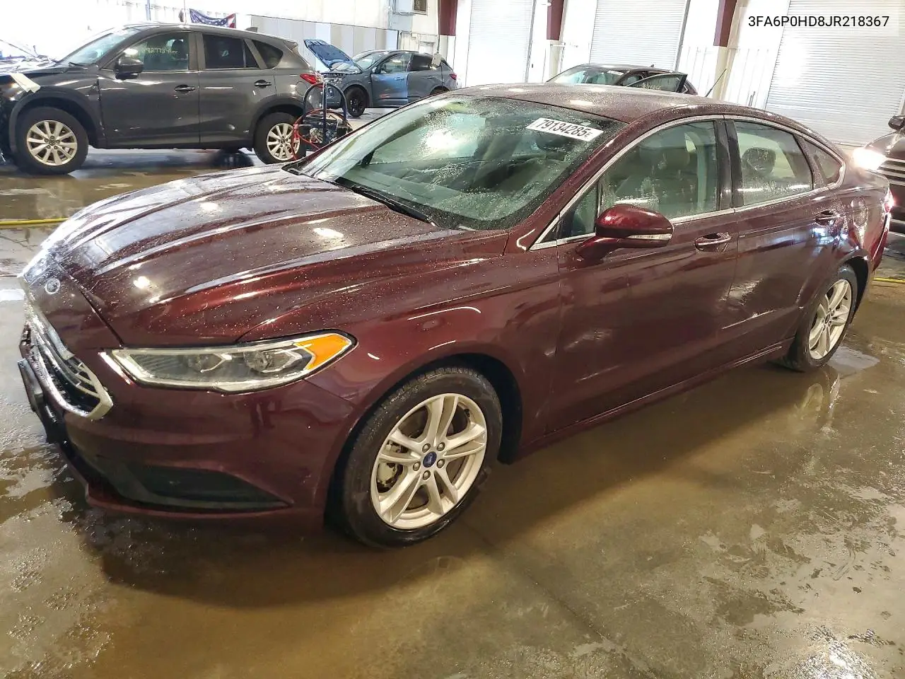 2018 Ford Fusion Se VIN: 3FA6P0HD8JR218367 Lot: 79134285