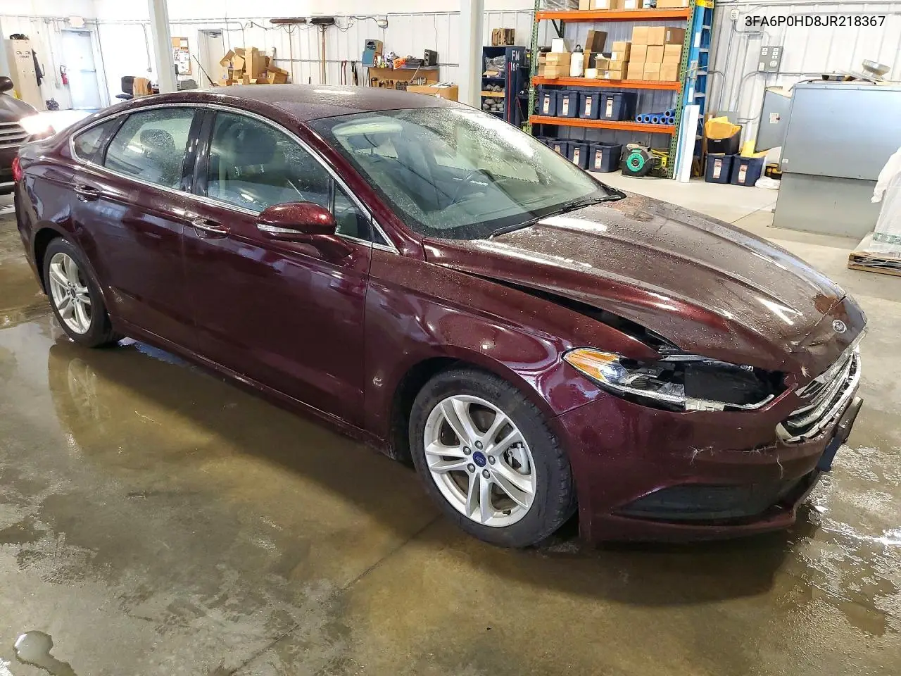 2018 Ford Fusion Se VIN: 3FA6P0HD8JR218367 Lot: 79134285