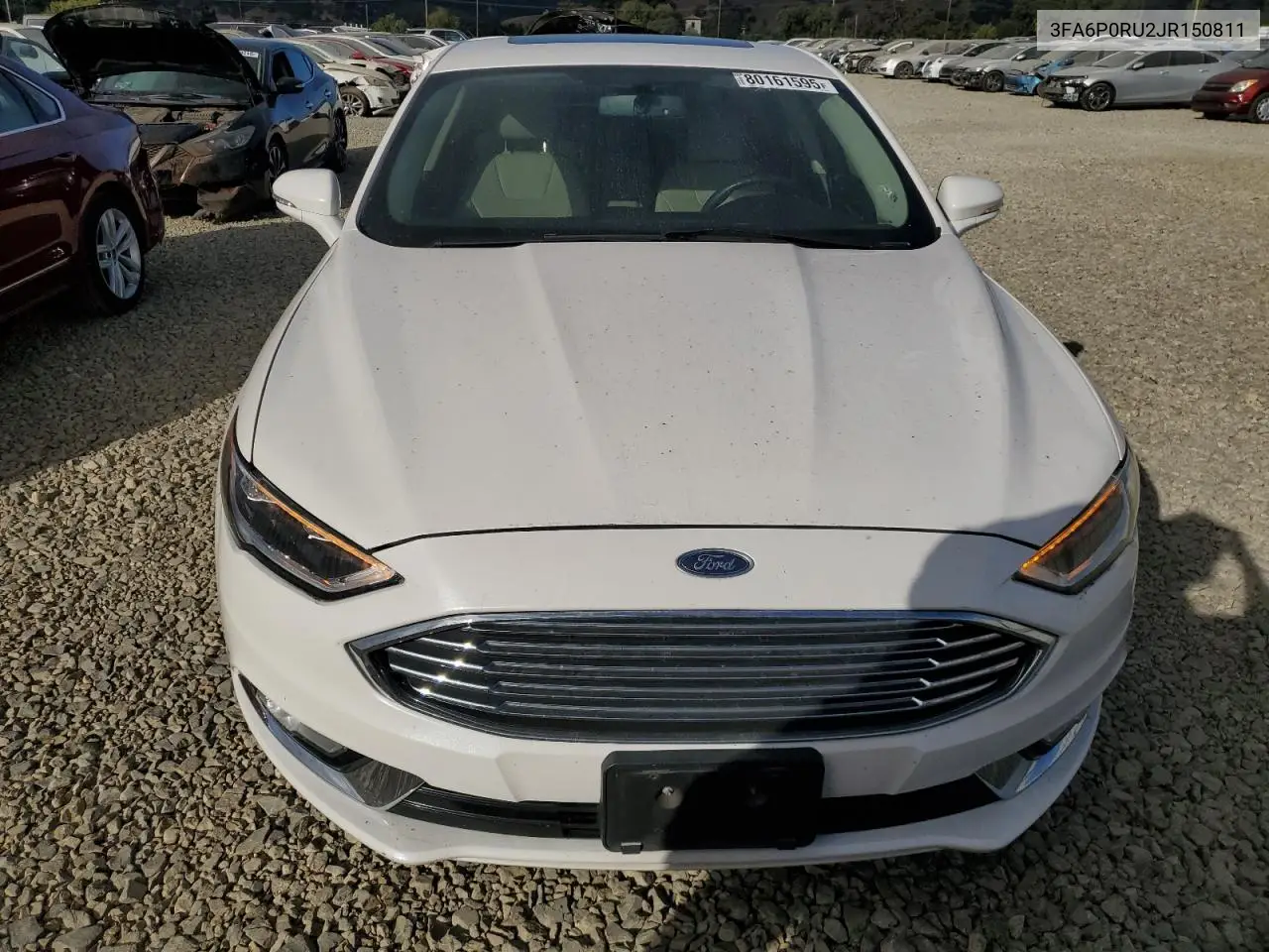 3FA6P0RU2JR150811 2018 Ford Fusion Titanium/Platinum Hev