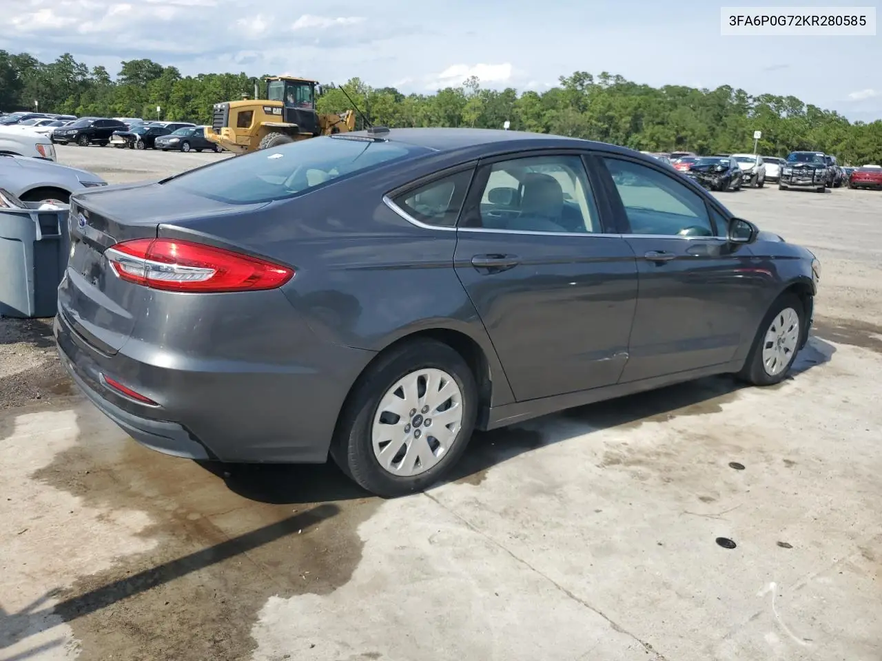 3FA6P0G72KR280585 2019 Ford Fusion S