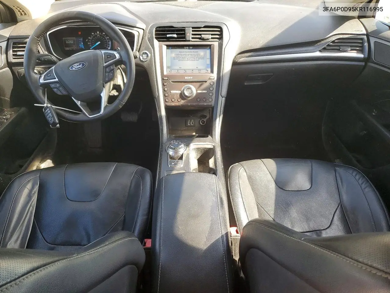 2019 Ford Fusion Titanium VIN: 3FA6P0D95KR116995 Lot: 55860716