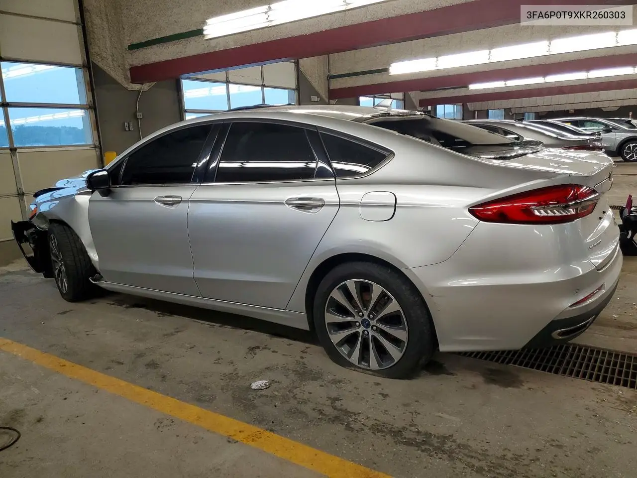 2019 Ford Fusion Se VIN: 3FA6P0T9XKR260303 Lot: 56803896