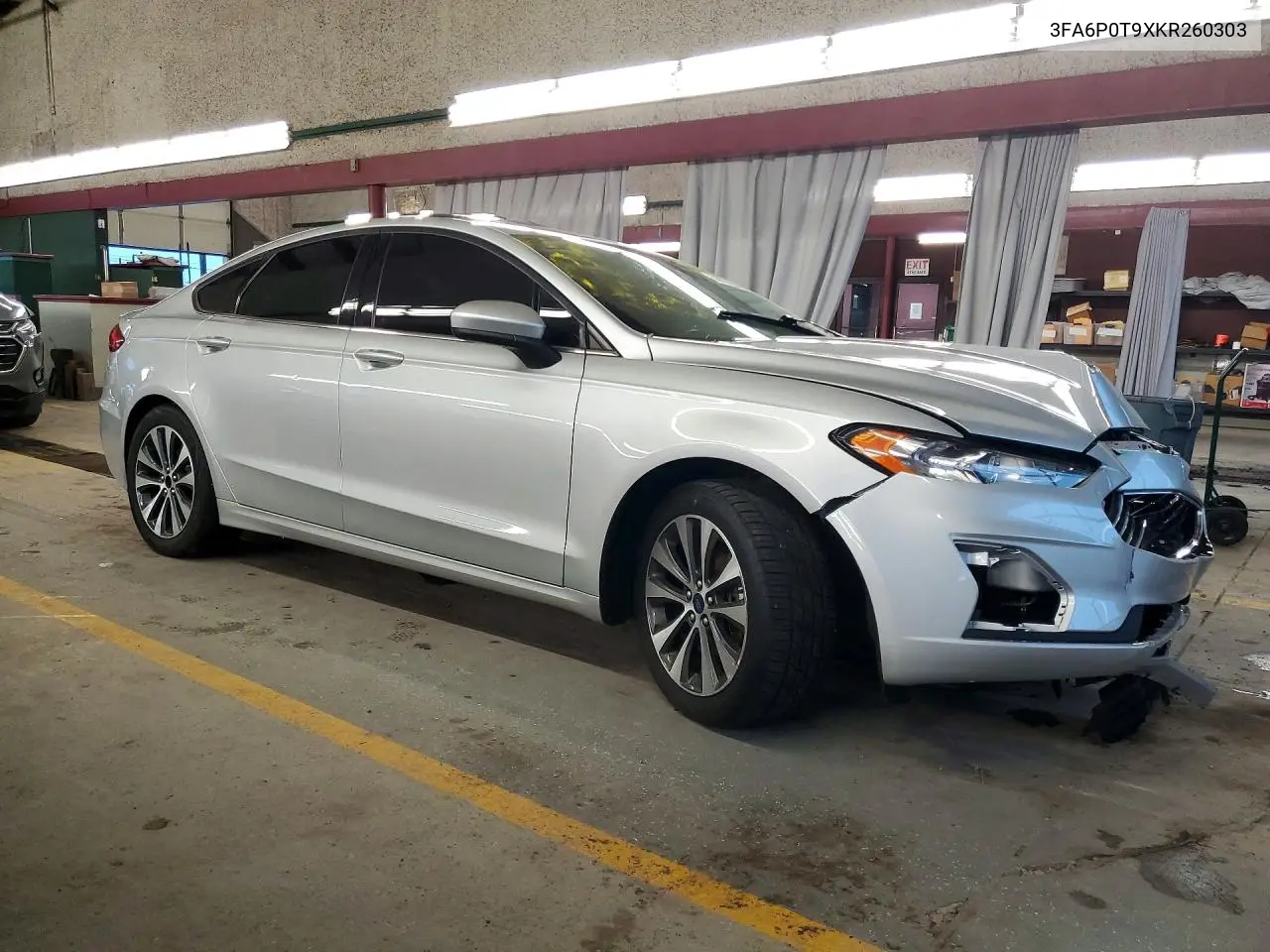 2019 Ford Fusion Se VIN: 3FA6P0T9XKR260303 Lot: 56803896