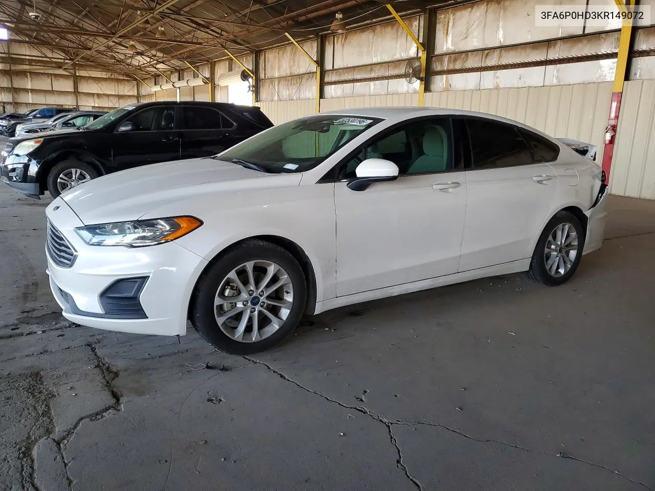 2019 Ford Fusion Se VIN: 3FA6P0HD3KR149072 Lot: 60530296