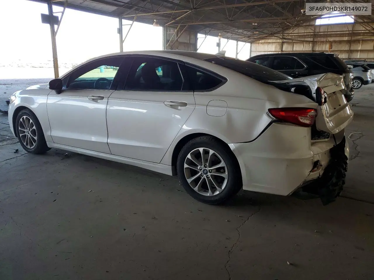 2019 Ford Fusion Se VIN: 3FA6P0HD3KR149072 Lot: 60530296