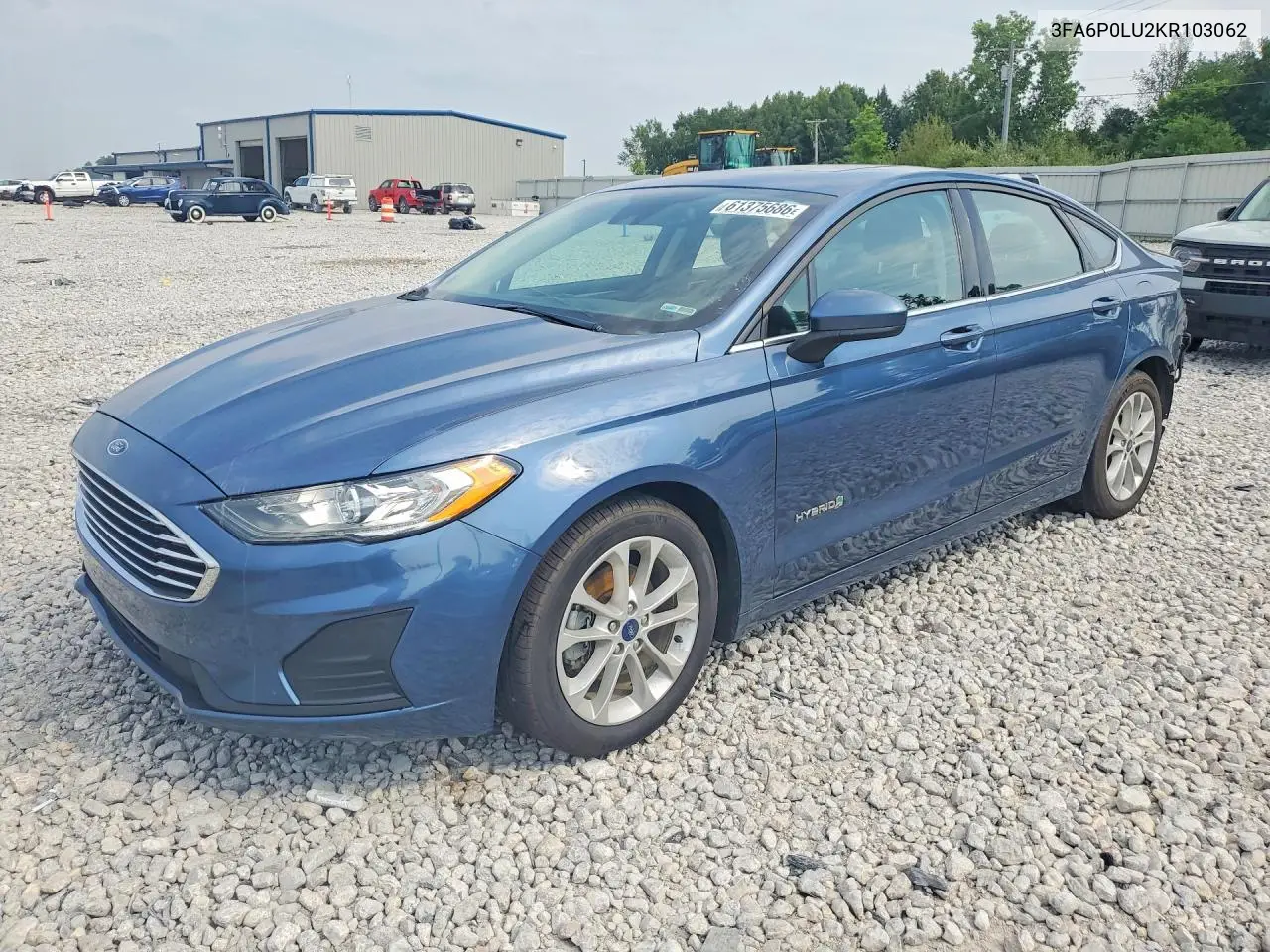 2019 Ford Fusion Se VIN: 3FA6P0LU2KR103062 Lot: 61375686