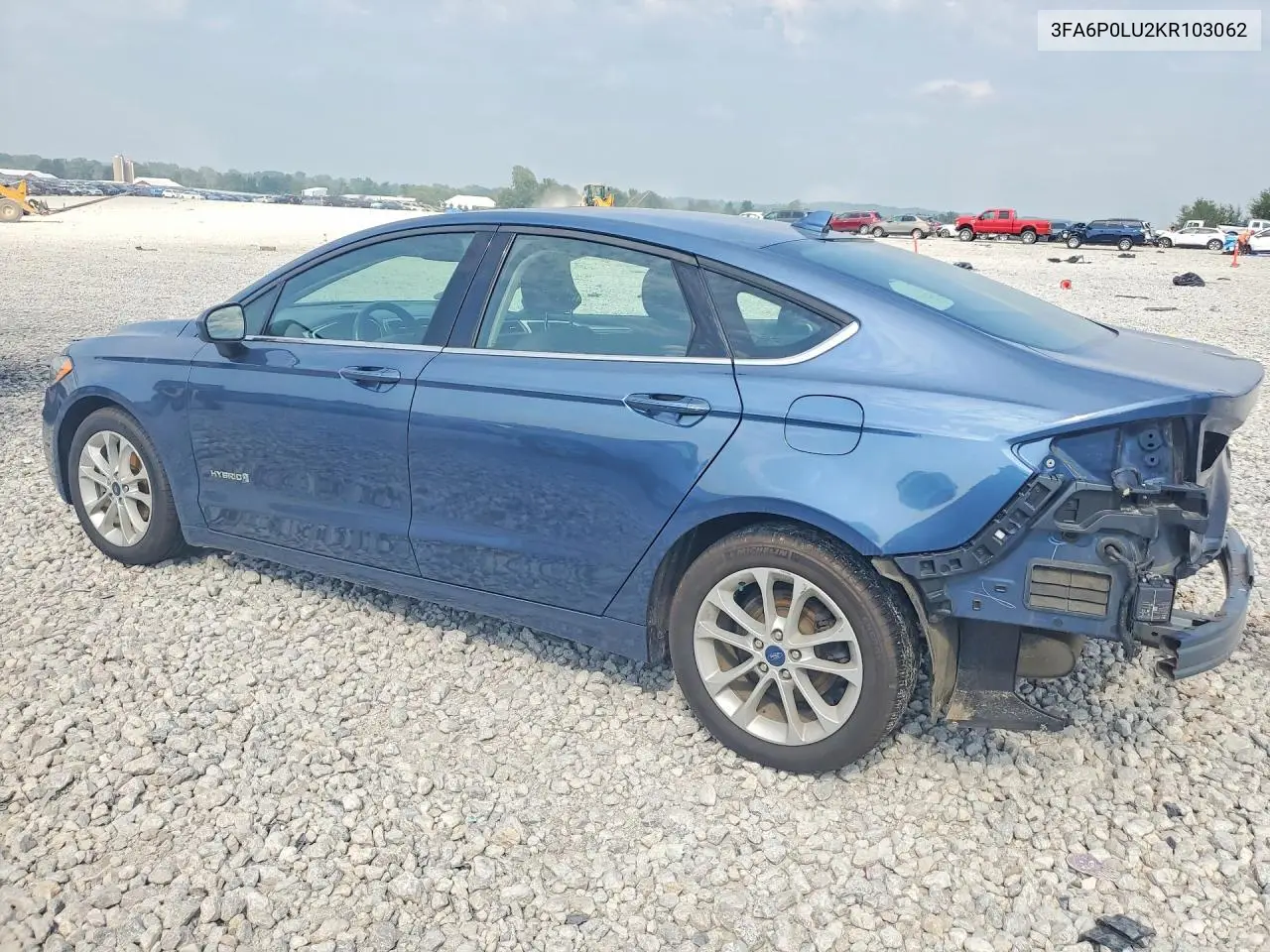 2019 Ford Fusion Se VIN: 3FA6P0LU2KR103062 Lot: 61375686