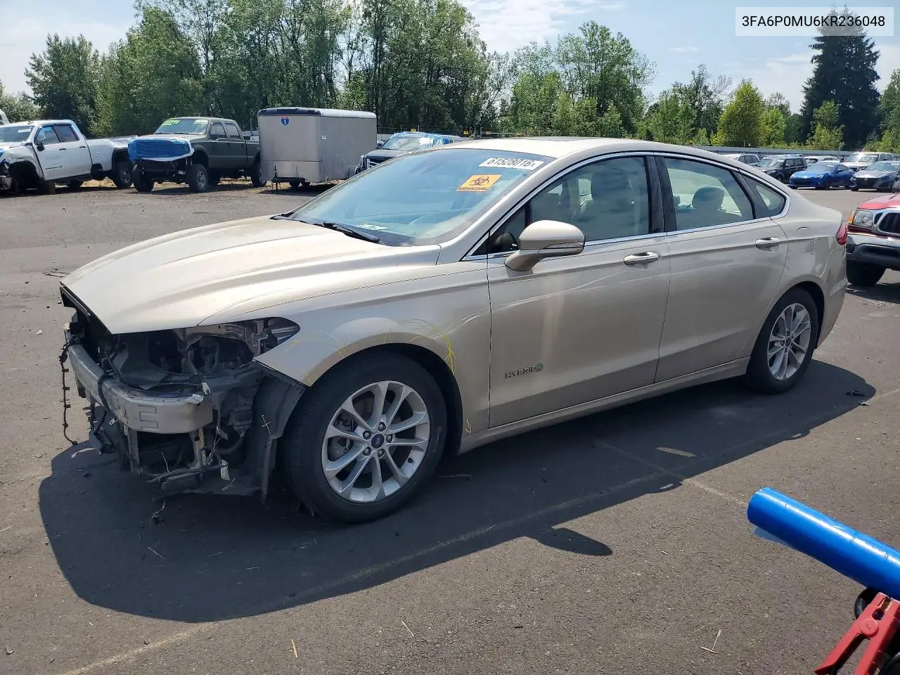 3FA6P0MU6KR236048 2019 Ford Fusion Sel
