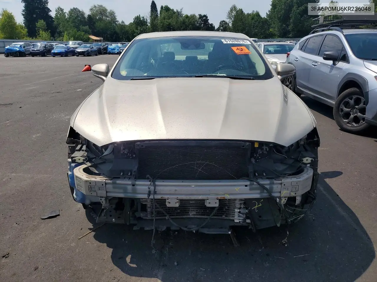 3FA6P0MU6KR236048 2019 Ford Fusion Sel
