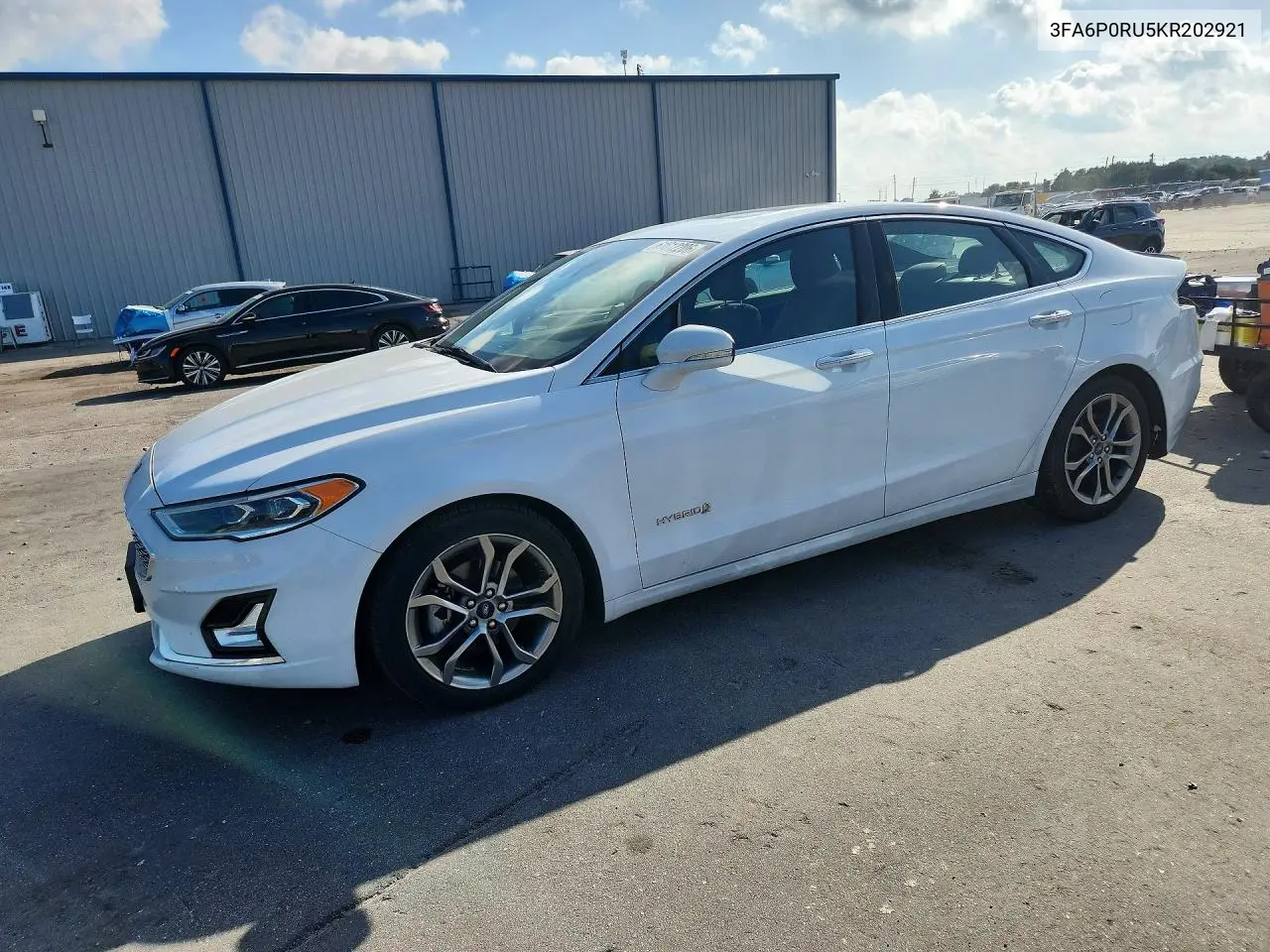 2019 Ford Fusion Titanium VIN: 3FA6P0RU5KR202921 Lot: 61612206