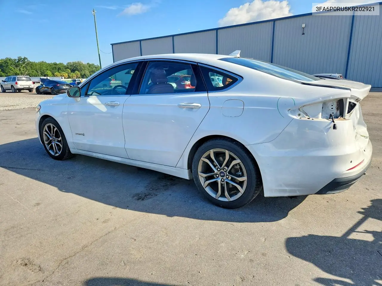 2019 Ford Fusion Titanium VIN: 3FA6P0RU5KR202921 Lot: 61612206