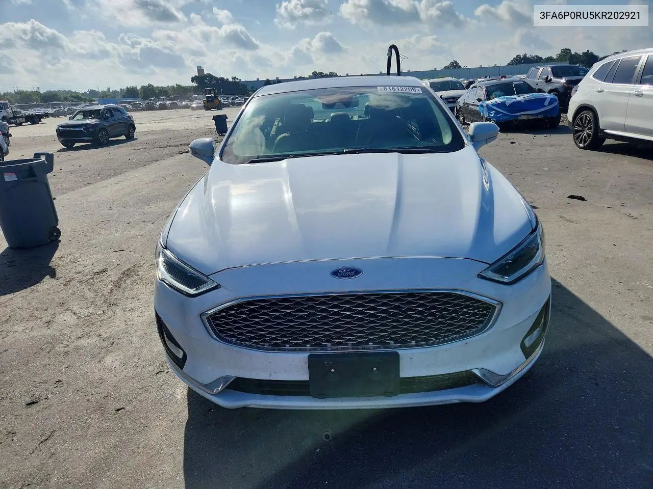 2019 Ford Fusion Titanium VIN: 3FA6P0RU5KR202921 Lot: 61612206