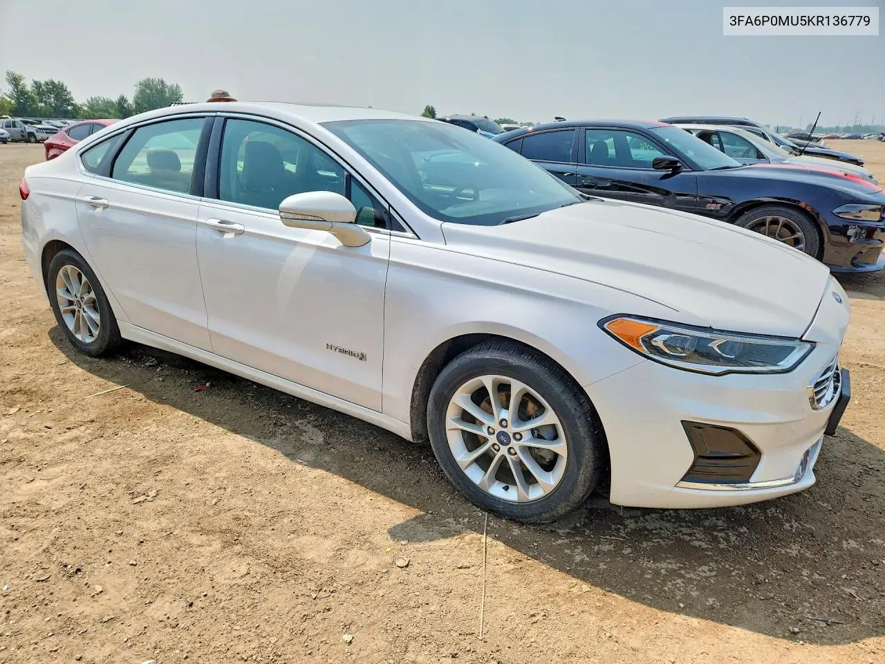 2019 Ford Fusion Sel VIN: 3FA6P0MU5KR136779 Lot: 61813686