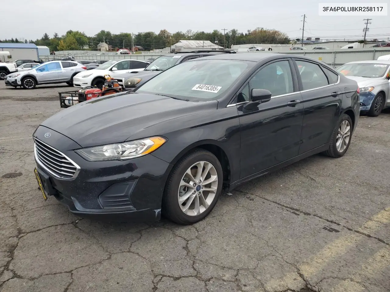3FA6P0LU8KR258117 2019 Ford Fusion Se