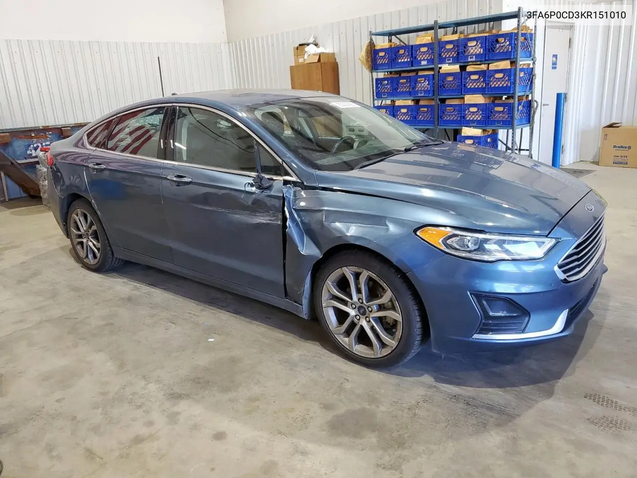 3FA6P0CD3KR151010 2019 Ford Fusion Sel