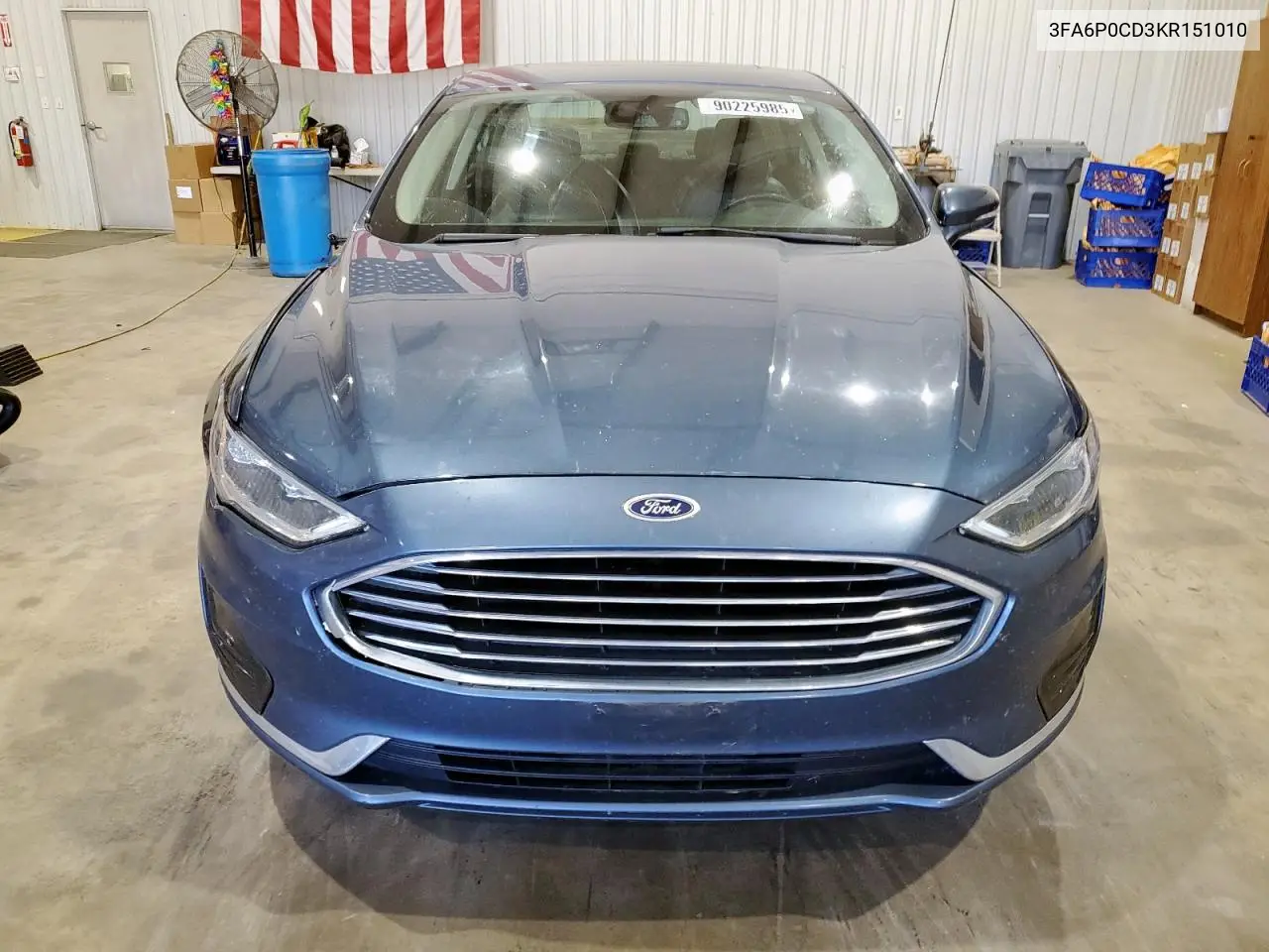 3FA6P0CD3KR151010 2019 Ford Fusion Sel