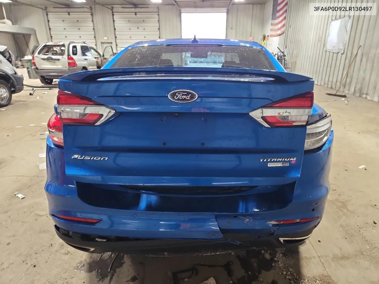 3FA6P0D92LR130497 2020 Ford Fusion Titanium