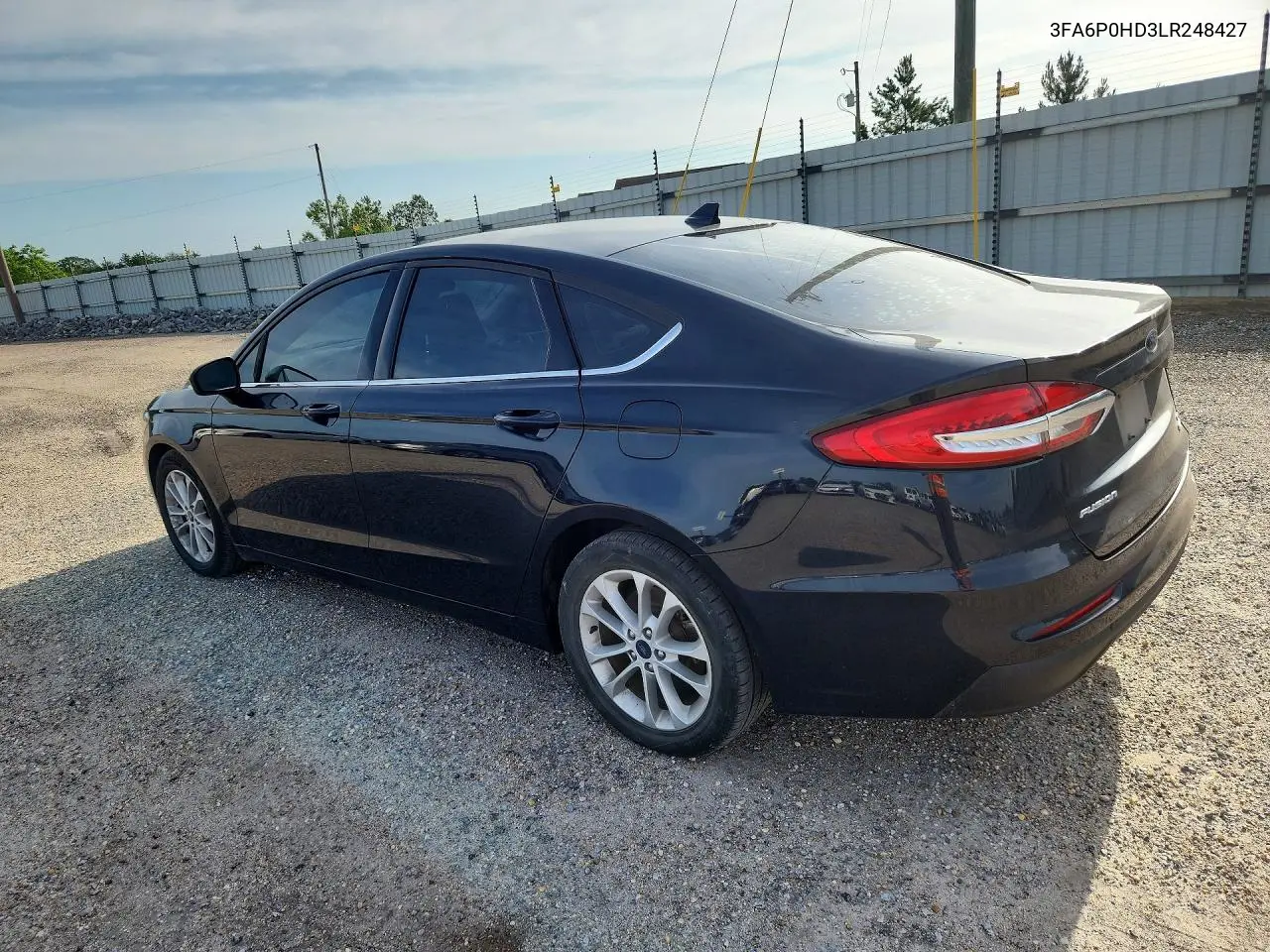 2020 Ford Fusion Se VIN: 3FA6P0HD3LR248427 Lot: 54999136